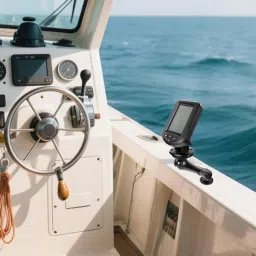 Aluminum Alloy 1.5" Ball Double Socket Arm, 9.1"/23cm Length Aluminum Alloy Long Arm,Compatible with RAM Mounts C Size 1.5" Ball Components, for Fish Finder Mount, Marine Electronic Mount image 5