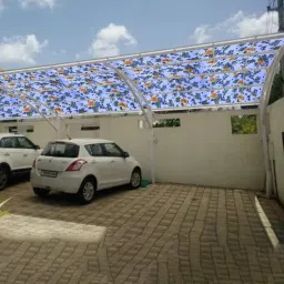 MAHIRA Polypropylene Gate Sheet Car Parking Sheet | Grill Sheet | Gate Covering Sheet | Balcony Safety Sheet | Privacy Sheet, Multicolor Printed Design UV Resistant (4 feet x 5 feet) image 5