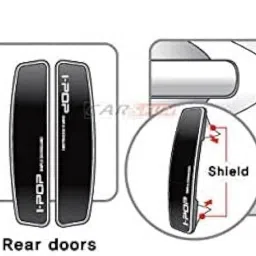 SARTE Universal Anti Scratch Car Door Edge Guard Bumper Scratch Protector Compatible with All Cars Black Colour (Set of 4) image 5