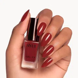 HYUE Gel FX Nail Paint | Cocoa | 8ml | Ultra-Glossy Gel Finish | 14-Day Long-Lasting Wear | Quick-Dry & Chip-Resistant | Vegan & Paraben-Free | No UV Needed | 22 Rich Salon-Quality Shades image 1