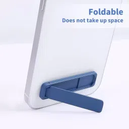Universal Adjustable Tabletop Foldable Thin Pocket Aluminum Mobile Kickstand Compatible for Any Cellphone with Vertical and Horizontal Adjustable Angle_Parent (mobilestand2) image 2