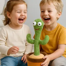 TIKKOST Talking Cactus Baby Toy | Dancing& Singing Cactus Toy with Repeat & Recording Features | Educational Funny Plush Toy for Toddlers & Kids | Home Decor & Gift Idea. image 2