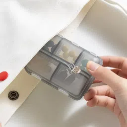 Double Layer Moisture Proof Pill Organizer, Medicine Storage Pill Box image 1