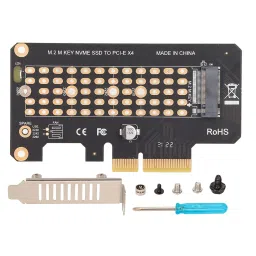 NVMe M.2 to PCIE3.0 Riser Card, Multiple Protection Cooling PCI Express Riser Card for OS X for Win image 5