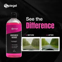 Spiegel 1L Windshield Washer Fluid For Car | Rain-Repelling Formula | All-Season Streak-Free Cleaner with Anti-Freeze Protection (20mL/1L) image 2