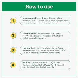 Ugaoo Pot-O-Mix Potting Soil with Fertilizer for Home Garden Plants - 5 kg image 3
