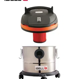 IBELL Stainless Steel Wet/Dry Vacuum Cleaner with Powerful Suction Water Picking Brush and Blower Function (Cyclone 1400) image 3