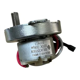 Unique India D-Shaft Gear Electric Motor JS-50 12V DC 20RPM CW/CCW Slow Speed Motor Reduced DC Motor Microwave Micromotor (2 PCS) image 2