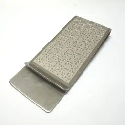 DLCCREATION Money Clips in Stainless Steel Front Pocket Minimalist Slim Credit Card Holder Size: 3cm x 7.5cm image 2