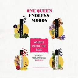 Drops Scent™ Women's Set of Luxury Perfumes (4 x 10ml) Travel-Sized Bottles, Long-Lasting Fragrances, Perfume Combos, Women Fragrance Combo Sets, Pocket Size Perfume image 2