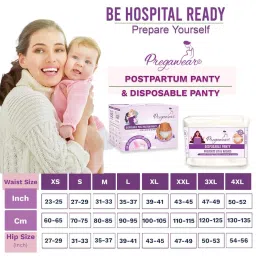 prowee PROWEE|Pregawear Post Partum Maternity Panty(5) & Disposable Panties(5) Combo| Leak-Proof, Anti-Rash, Antifungal Hygiene Underwear for Comfortable Recovery| After Delivery Skin-Friendly image 4