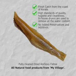 My Village Dry Anchovy Fish (Without Head and Tail). Fully Cleaned Nethali. Ready to Cook Anchovies, (250g) image 4