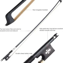 Carbon Fibre Violin Bow 4/4 image 2