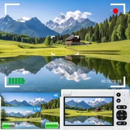 4K Digital Camera, 64MP Cameras for Photography with 16X Zoom & Autofocus, Vlogging Camera for YouTube Video with Wide Angle and Macro Lenses, Best Cameras for Content Creators image 4