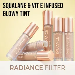 Insight Cosmetics Radiance Filter | Liquid Highlighter With Radiance Finish | Waterproof, Easily Blendable Illuminator For Face Makeup, 11gm(FD40-Light) image 2