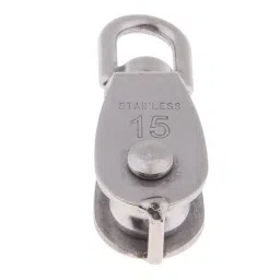 The Style Sutra 2Pcs 304 Stainless Steel Single Swivel Pulley Block for Swivel Eye M15 M32|Motors | Parts & Accessories | Boat Parts |2 Pieces Single Pulley Block image 4