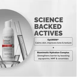 CHOSEN® Balanced Foaming Facewash| Paraben, Sulphate-Free | Gentle on Skin | Hydrating Face Cleanser with OptiMSM®| For Oily to Dry, Combination to Sensitive Skin - 50 ml image 3
