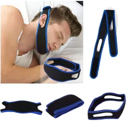 Anti Snoring Chin Strap Best Stop Snoring Device Adjustable Snore Reduction Belt Sleep Aids Chin Strips New Anti-Snoring Belt for Men Women Snoring Solution image 2