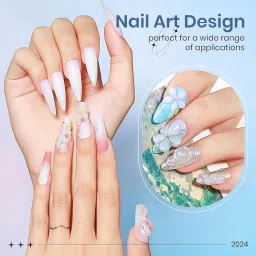 5D Sculpting Gel for Nail Art, No Stick Hard Gel for Nail Extension, Carving, 5D Patterns, Embossing (white, 8g) image 2