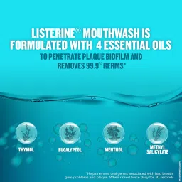Listerine Cool Mint Mouthwash - 250ml (Pack of 2) with Total Care Mild Taste 250ml (Free) image 5
