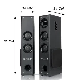 BENCLEY Fridouble Double Tower Speakers/Bluetooth Speaker/Multimedia Speaker/Home Theater with FM Pen Drive Mobile Aux Support (60 cm Height) image 1