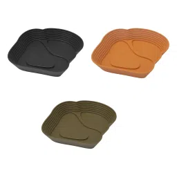 MERISHOPP Reptile Water Dish Tortoise Water Bath Bowl for Terrapin Tortoises Terrapins Black|Pet Supplies|Reptile Supplies image 2