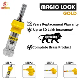 Magic Lock Z Plus LPG Gas Safety Device | Brass Auto Shut‑Off Leak Detector (25–33 mbar) | 2‑Year Warranty & Insurance | Easy Install image 4