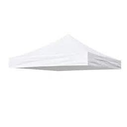 Waterproof Canopy Tent Top Cover 10x10 ft - Durable Polyester Replacement Canopy Fabric for Outdoor Events (Only Top Fabric) (White) image 4