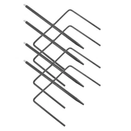 Fastlink;Heavy Duty Garden Shepherd Hooks - 4 Pack Iron Stakes for Bird Feeders, Solar Lanterns, & Outdoor Decor image 4