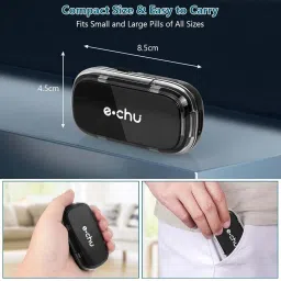 Medicine Cutter For Pills, Tablet Cutter, Pill Cutter Precise Medicine Cutting One And Two Cut Tablets Portable Packaging Box Suitable for Various Drugs image 1