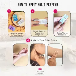 White Oud Alcohol Free Solid Perfume - 10 Gm | Pocket Friendly and Easy to Apply | Natural Handmade Toxic Chemical Free | Long-Lasting & Strong Cologne Fragrance | Gift for Men & Women image 3