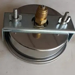HYDRAULIC PRESSURE GUAGE 100mm / 4" inch Dial, 0-420 kg/cm2 (bar), 3/8" BSP, Back connection image 2