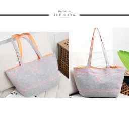 KEKEMI Eco Friendly Shoulder Colege Travel Bag for Girls (Pack of 2) image 1