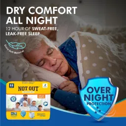 Not Out Adult Diaper Pants, XXL (Waist 42-65 inches | 107-165cm) | Comfortable, Leak-Proof, Odour Control Incontinence Pants, Pack of 4, Count 40 image 2