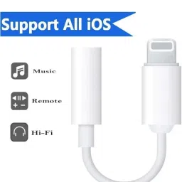 THE BLACK TECH for iPhone Aux Adapter Converter Dongle Audio Cable Lightning to 3.5 mm Headphone Jack Adapte image 4