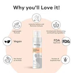 PROTOUCH Callus Remover Spray | Natural Exfoliation with Green Tea Extract and Aloe Vera Extract | Nourishing Coconut Oil & Olive Oil | Instantly Smooth, Soft Feet | 100ml image 5