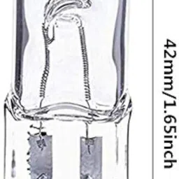 Improvhome 50 Watt Halogen Glass Mirchi Bulbs With 5 Holder, Silver, gu5_3 image 2