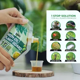 Chipku Pure Cold Pressed Neem Oil 200ml Pack of 2 with Free Spray Gun | Water-Soluble Concentrate for Plants & Garden | Indoor & Outdoor Use | Removes Aphids, Fungus, Thrips, Mildew | Makes 160 Spray Bottles image 1