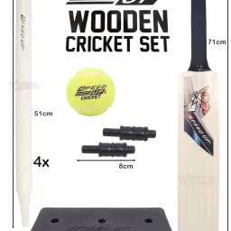 Toyshine Speed Up X-Shot Combo Box Cricket Kit For Kids (Bat Size: 4, 5-10 Yrs) Gift Sports Outdoor Toy Boys Girls Picnic (Carry Bag)- Sstp,Pink image 4