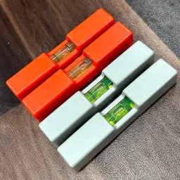 DT Science House Small Spirit Level | Pack of 4 | 100 MM Spirit Level | Yellow Bubble Level image 1