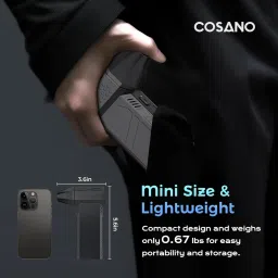 COSANO - Mini Electric Duster, Adjustable 3 Gear Air Blower, 130000 RPM, Replace Compressed Air, Rechargeable for Keyboard image 5