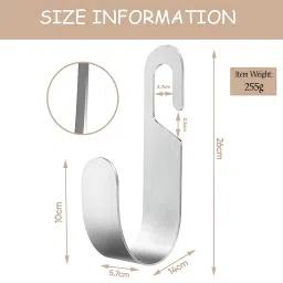 GNOLY J Shaped Wall Mount Hose Hook Holder | Pipe Holder Easy Assembly Wall Mounting Durable | Garden, Garage, Workshop, and Outdoor Industrial Applications (1Pcs) image 1