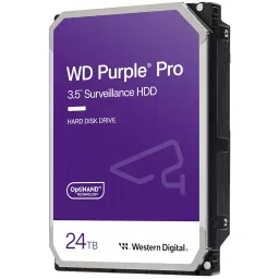 Western Digital 24TB WD Purple Pro Surveillance Internal Hard Drive HDD - SATA 6 Gb/s, 512 MB Cache, 3.5" - WD240PURP image 1