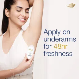 Dove Original Deodorant Roll On For Women, Antiperspirant Underarm Roll On Removes Odour, Keeps Skin Fresh & Clean, Alcohol Free, Paraben Free, 50 ml image 1