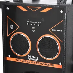 Big BOSS 001 Dual Tower Speakers with Bluetooth, Wireless Mic, Remote,Thumping Bass. BT/USB/AUX. Perfect for Family Function of Indoor and Outdoor Usage. image 3