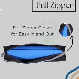 PHILLIN Yoga Mat Cover Bag with Adjustable Shoulder Strap Waterproof Yoga Mats Carry Bags fit for 4mm to 8 mm Yoga Mat for Women and Men Zipper Mats Bag's for Meditation Mat (Grey) image 4