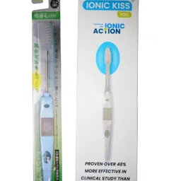 Ionic Kiss Electric Toothbrush, For Kids Mens and Womens, Numer 1 Toothbrush iof Japan(Pink Color) image 1