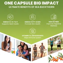 Naturyz Himalayan Seabuckthorn Berry Oil Capsules (60) image 4