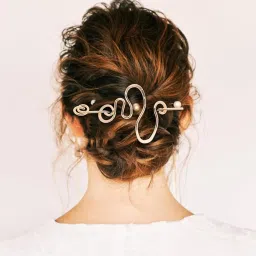 Bun Cage for Hair, Hair Stick for Bun, Metal Hair Bun Cage, Hair Bun Cage with Stick, Hair Accessories for Women, Traditional Hair Bun Holder, Hair Cage Bun, Hair Bun Holder for Long Hair image 3