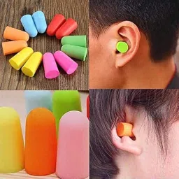 Shoppy shop 6pcs/3 box Noise Proof Earplugs Soundproof Earplug Foam Travel Learning Sleeping Aid Snore Prevention Sound-proofing L3 image 2
